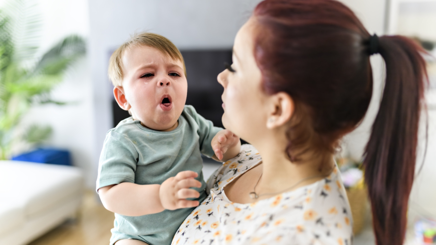  Kikhosta orsakas av en bakterie och är särskilt allvarligt om det drabbar barn under 1 år. Foto: Getty Images