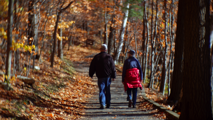 Forskning visar att det är lättare att lyckas med nyårslöften där man lägger till eller ersätter något; som exempelvis att börja promenera en halvtimme varje dag. Foto: Shutterstock