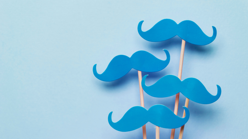 DOKTORN.com färgas blå under november månad, även kallad movember, för att uppmärksamma och stödja kampen mot prostatacancer. Foto: Shutterstock