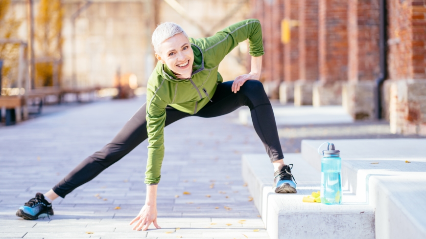 Träning under klimakteriet minskar svettningar och vallningar - och som bonus får du starkare skelett och friskare hjärta!  Foto: Shutterstock