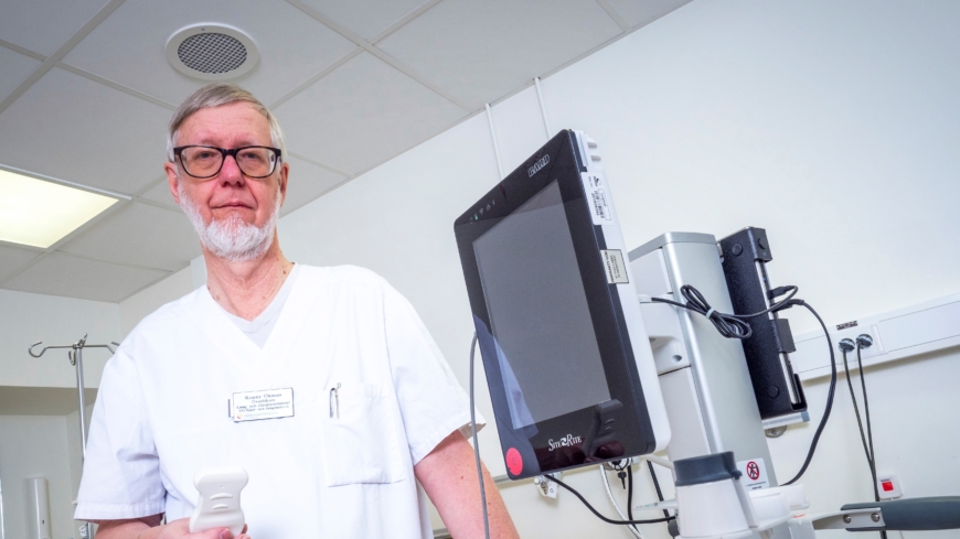 Överläkare Ronny Öhman, Skånes Universitetssjukhus Lund, började arbeta med lungcancer för 30 år sedan. Idag är behandlingsläget och prognosen en helt annan än då. Foto: Anders Roos