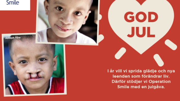Doktorns julgåva går till Operation Smile