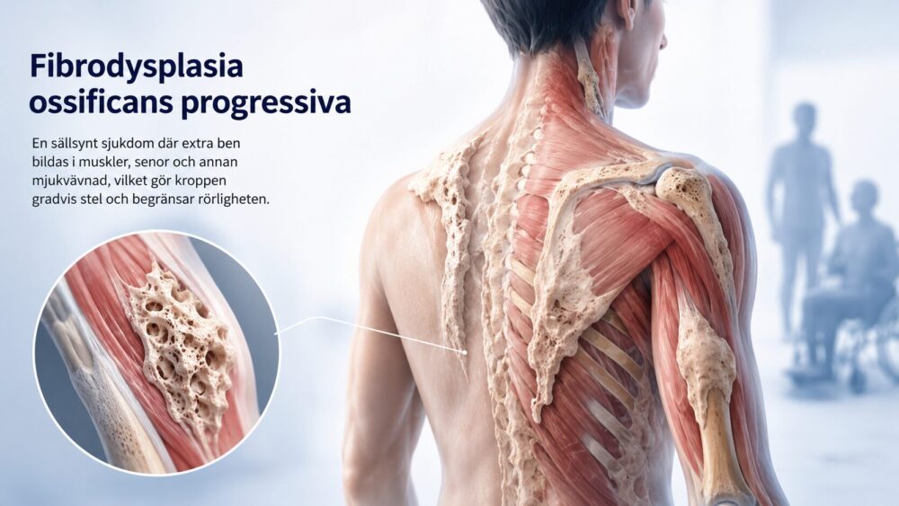 Fibrodysplasia ossificans progressiva – orsak, symtom & behandling