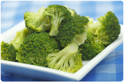 Broccoli- och skinkomelett