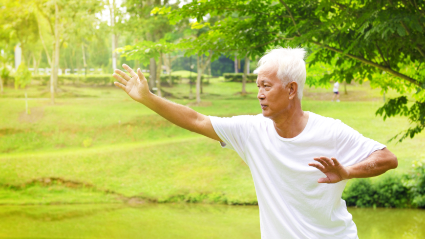 I den aktuella studien använde deltagarna qigongformen Chayoyi Fanhuan. Foto: Shutterstock