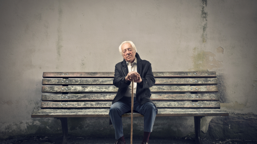 Självmord hos äldre är vanligare hos män. Foto: Shutterstock
