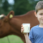 Barn som ofta dricker fet mjölk väger mindre