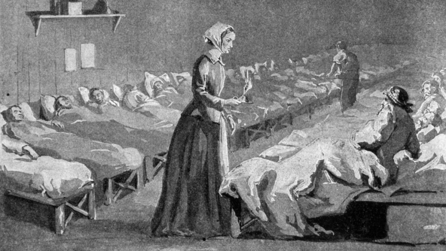Bland soldaterna på sjukhuset i Skutari föddes myten om Florence Nightingale som ”Damen med lampan”.  Foto: Shutterstock